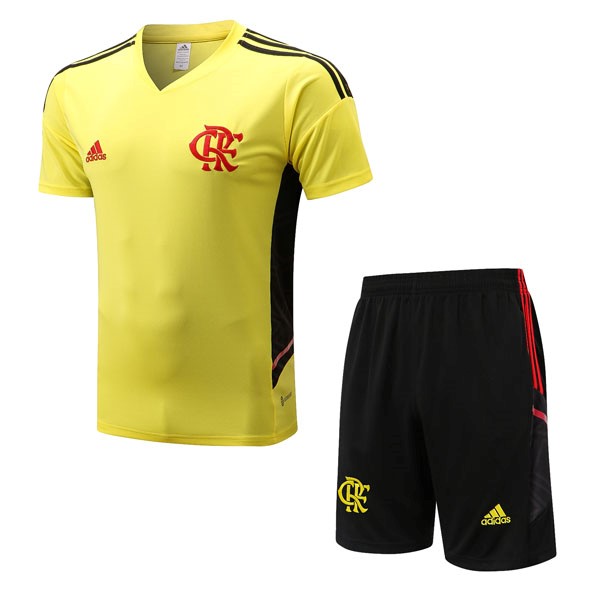 Camiseta Entrenamiento Flamengo Conjunto Completo 2022-2023 Amarillo